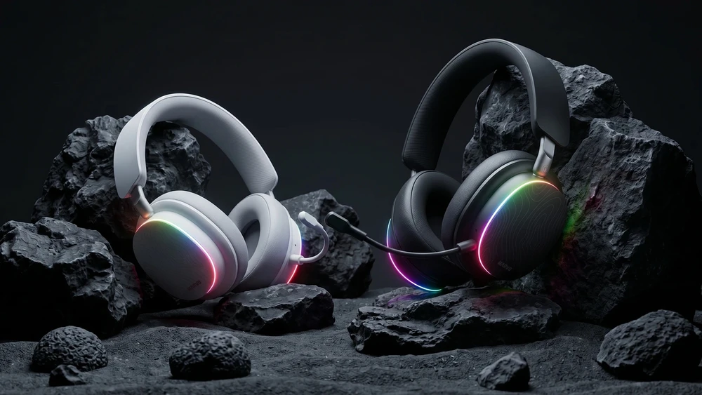 Ausinės su mikrofonu Marvo HG9087W BK belaidės