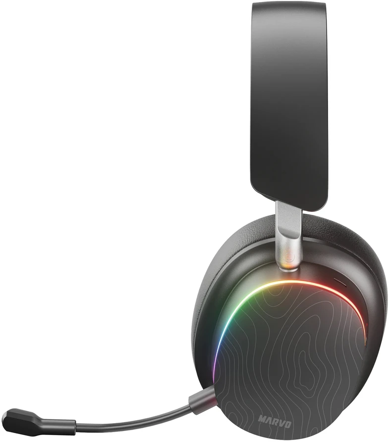 Ausinės su mikrofonu Marvo HG9087W BK belaidės