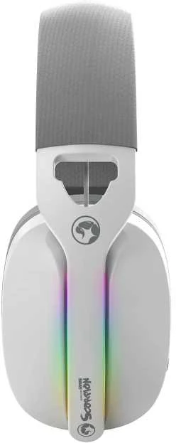 Ausinės su mikrofonu Marvo Pulz 70W 7.1 suround HG9086 WH baltos