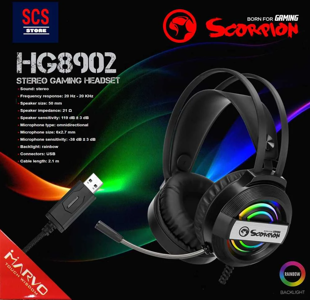 Ausinės Marvo Scorpion HG8902