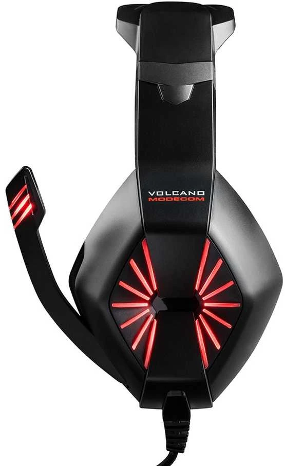 Žaidimų ausinės Modecom Volcano MC-839 Sword, LED, Juodos