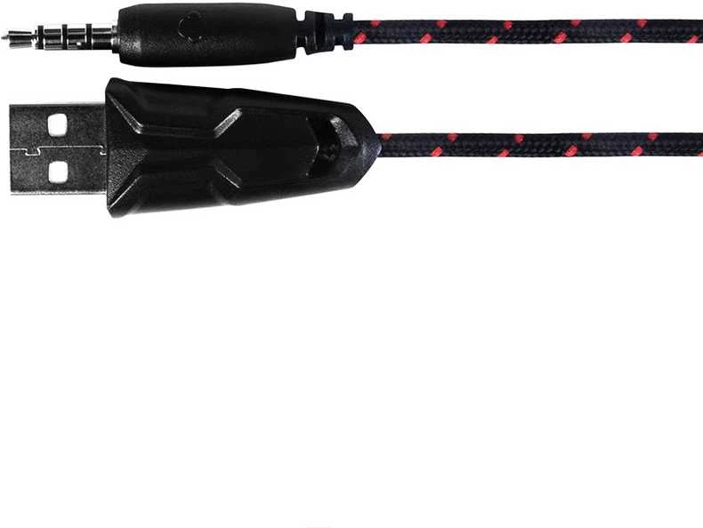 Žaidimų ausinės Modecom Volcano MC-839 Sword, LED, Juodos