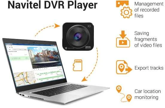 Aut. įraš. įr. Navitel R3 DVR GPS