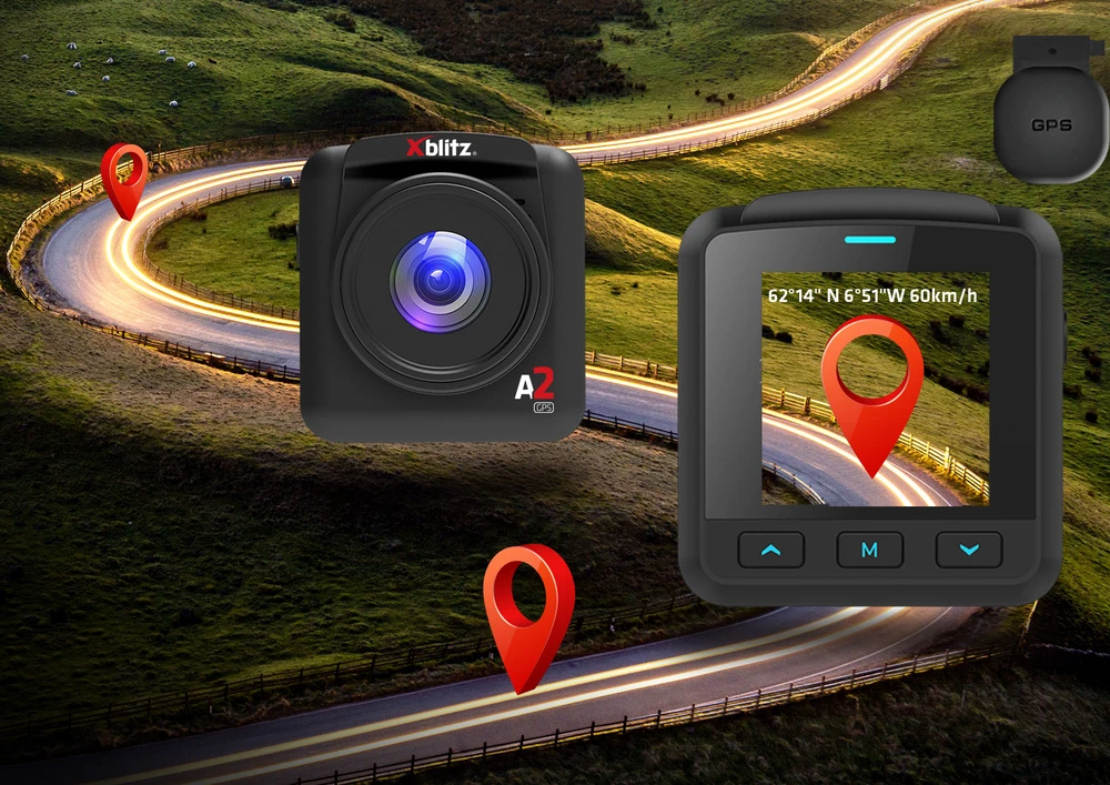 Aut. įraš. įr. Xblitz A2 GPS