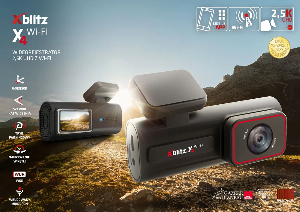 XBLITZ CAR CAMERA X4 WI-FI