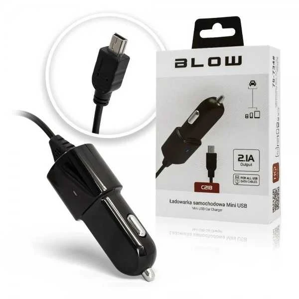 BLOW 75-734# BLOW Pats įkroviklis. 5V 2,1A 12-24V mini USB