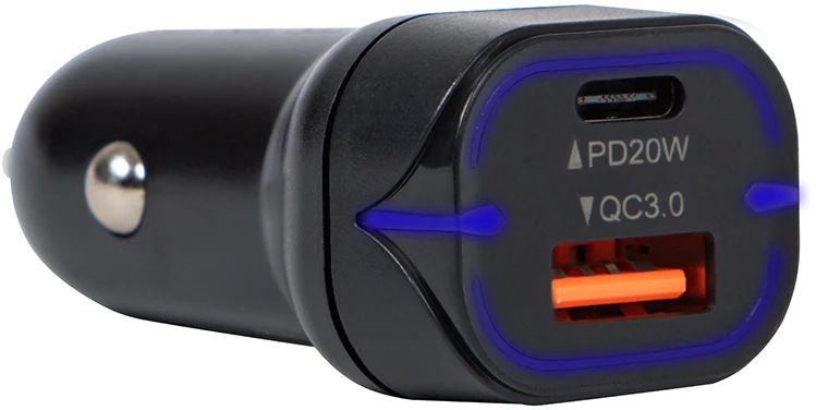 Blow USB-Cx2 50W G50B automobilinis įkroviklis