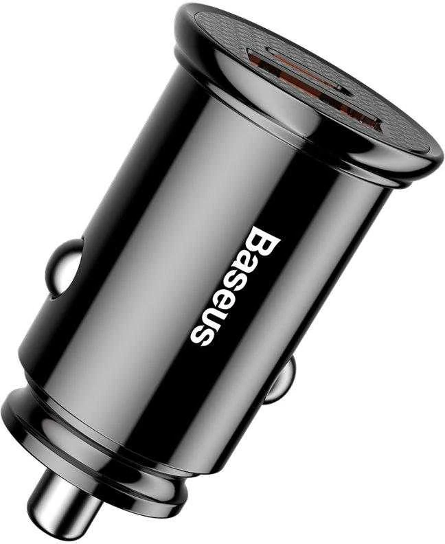 Baseus Circular automobilinis įkroviklis PD QC4.0 + 5A 30W - Juodas