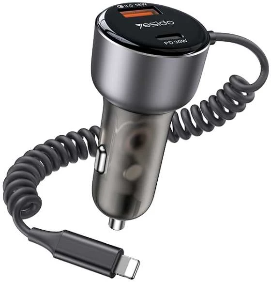 Aut.krov.Yesido Y57 USB / USB C / Lightning laidas 50W