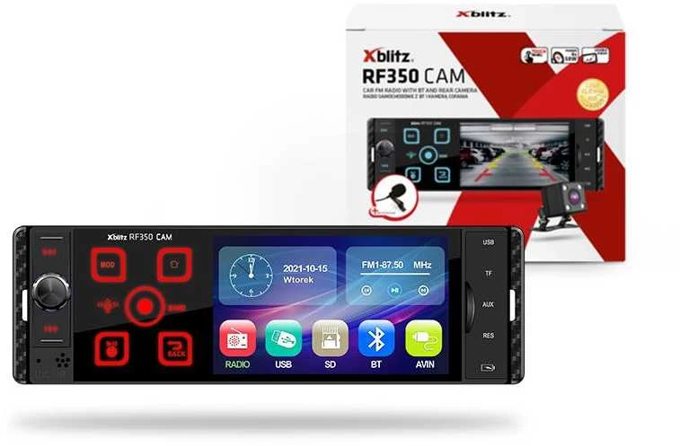 Xblitz RF350 automobilinė magnetola su ekranu