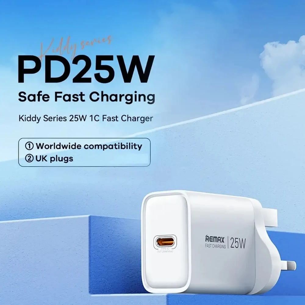 Įkroviklis Remax RP-U137 25W USB-C baltas