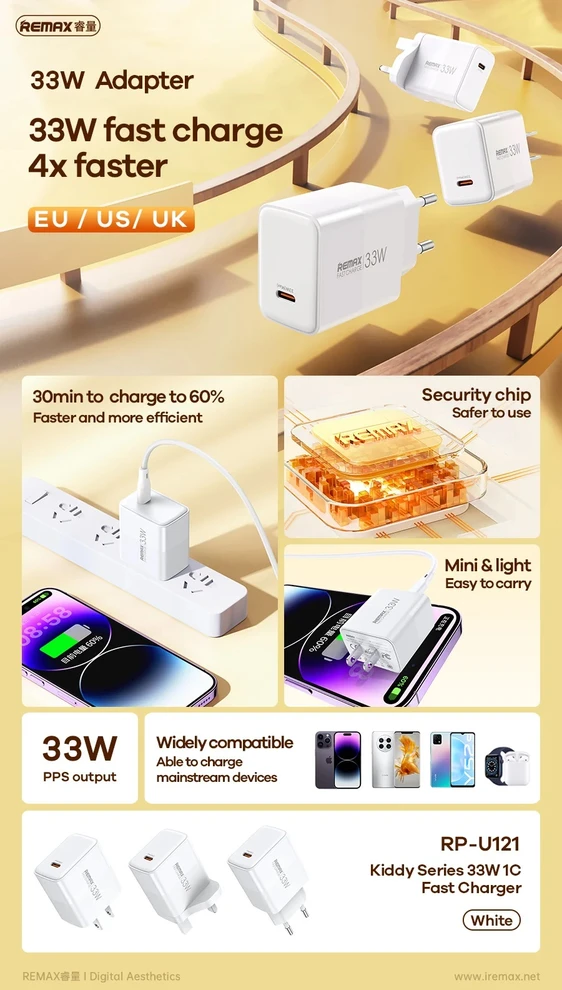 Buit.krov.Remax Fast Charge 33W RP-U121 C