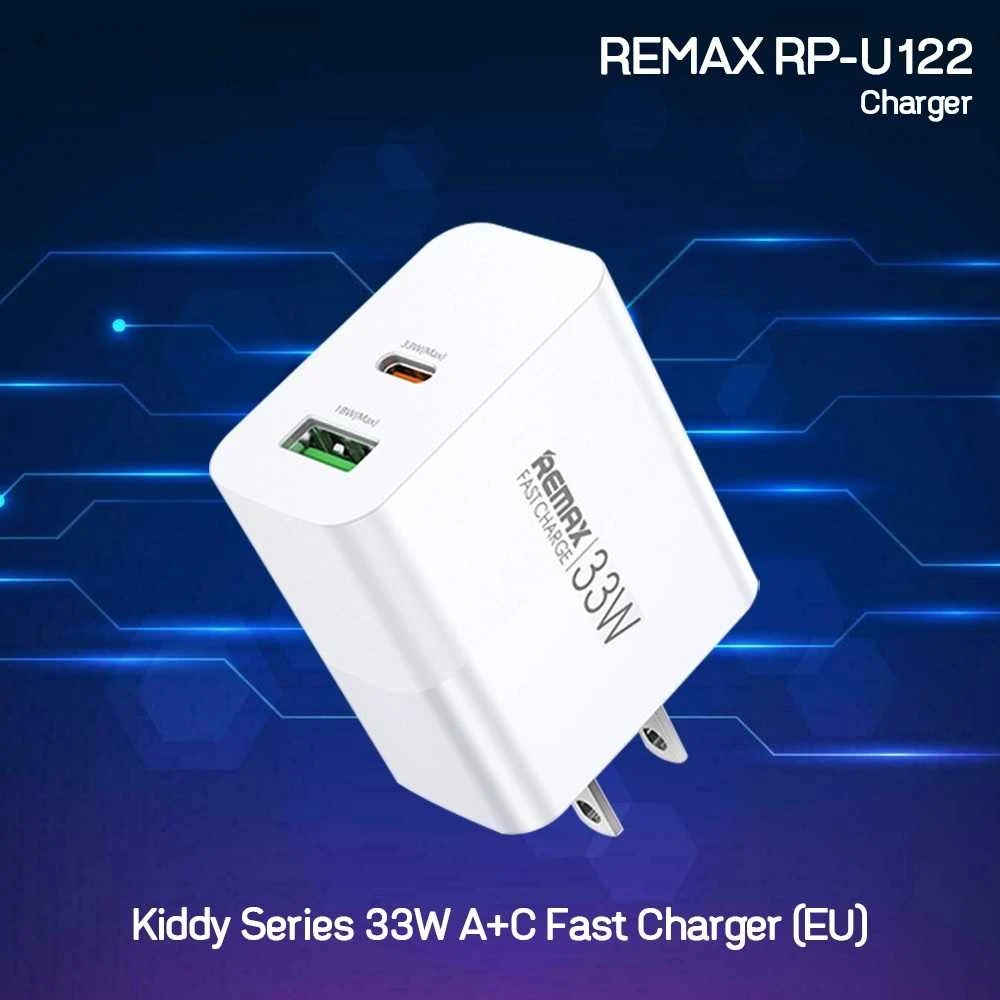 Buitinis kroviklis Remax RP-U122, USB + TYPE-C, 33W