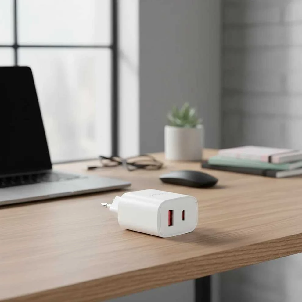 Yesido YC02E kroviklis su USB ir USB-C jungtimis
