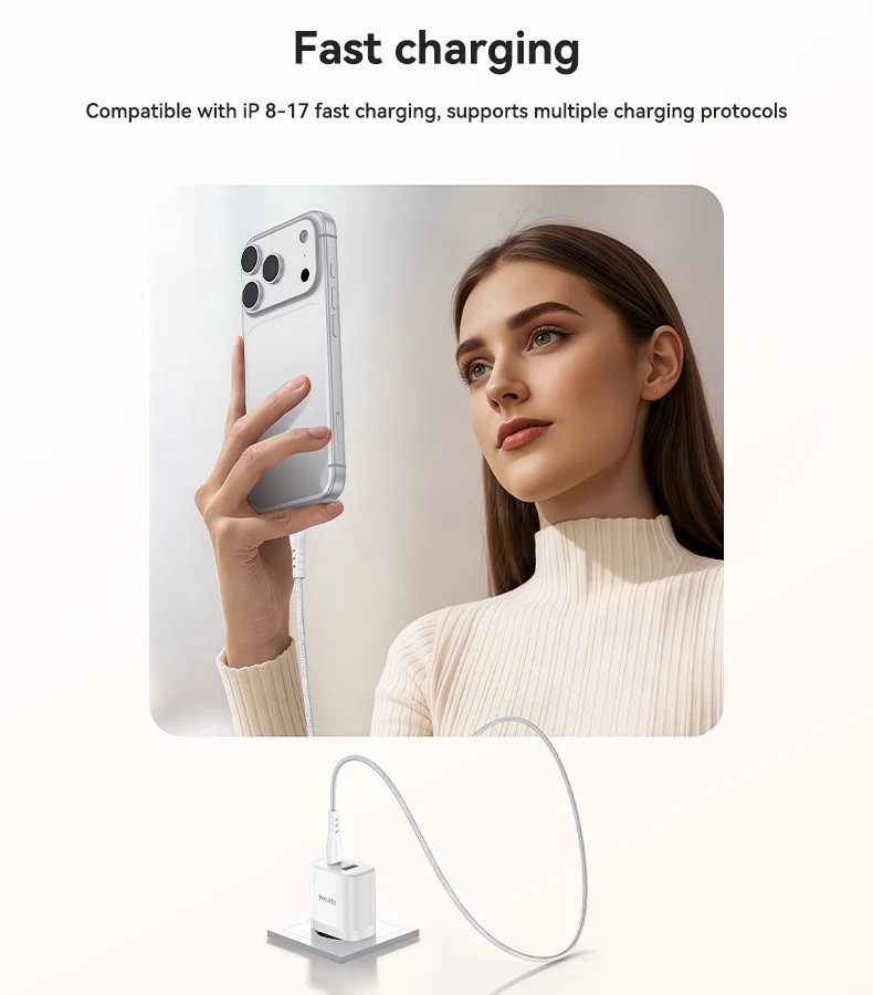 Buit.krov.Yesido YC108 35W 1XUSB 1XUSB-C + CC kab.