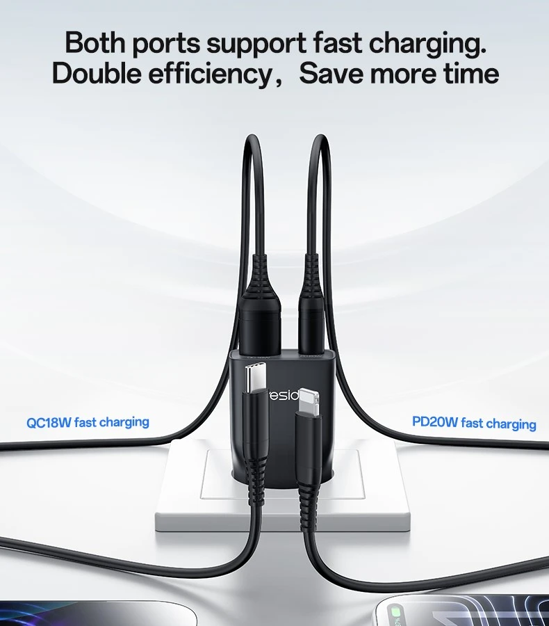 Buit.krov.Yesido YC112 20W 1XUSB 1XUSB-C