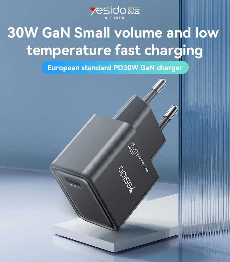 Yesido YC63 30W USB-C įkroviklis iš arti
