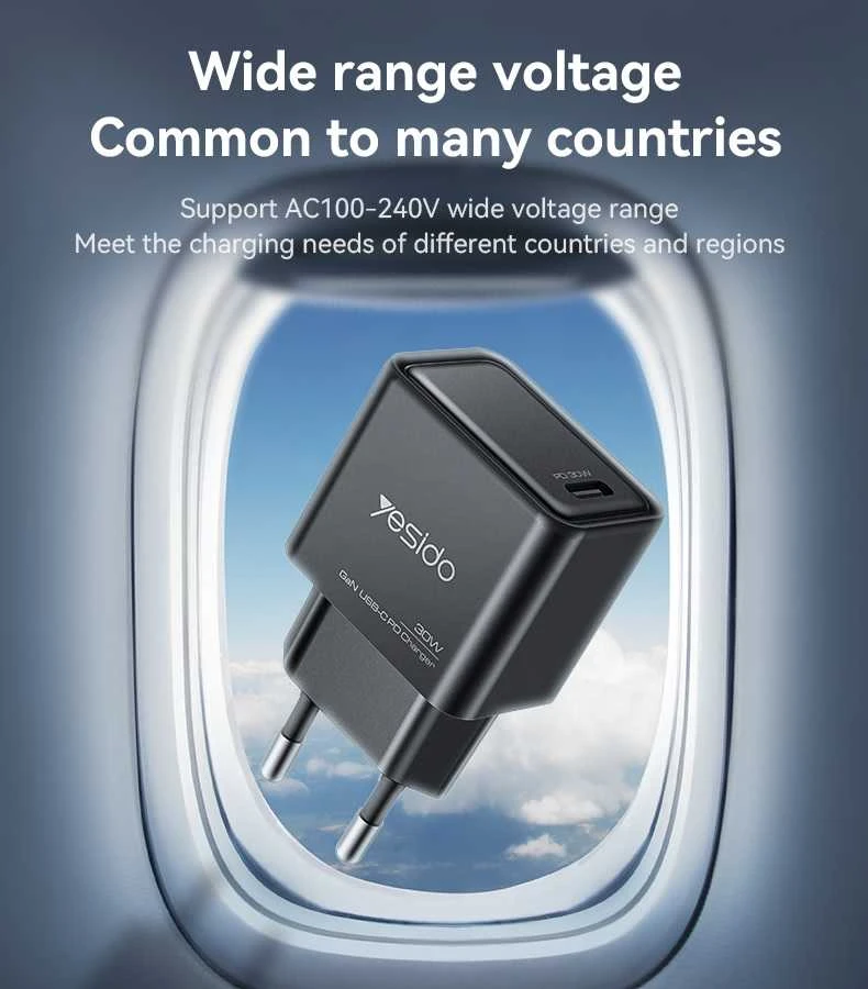 Buit.krov.Yesido YC63 GaN 30W 1XUSB-C
