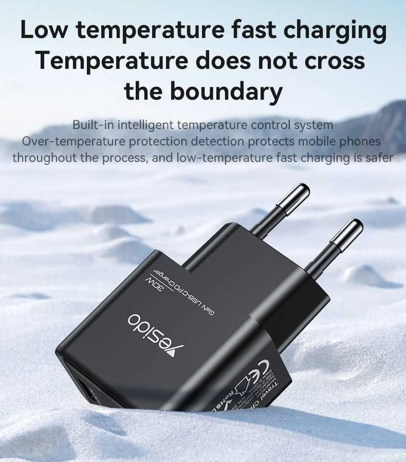Buit.krov.Yesido YC63 GaN 30W 1XUSB-C