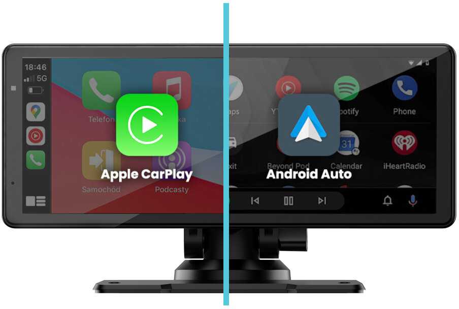 Automagnetola Car play Nexadio CC250 su registratoriumi