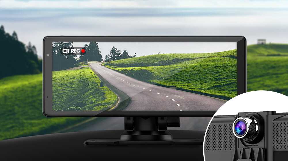 Automagnetola Car play Nexadio CC250 su registratoriumi