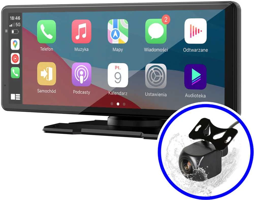 Nexadio CP250 ekranas su komplektuojama galine kamera