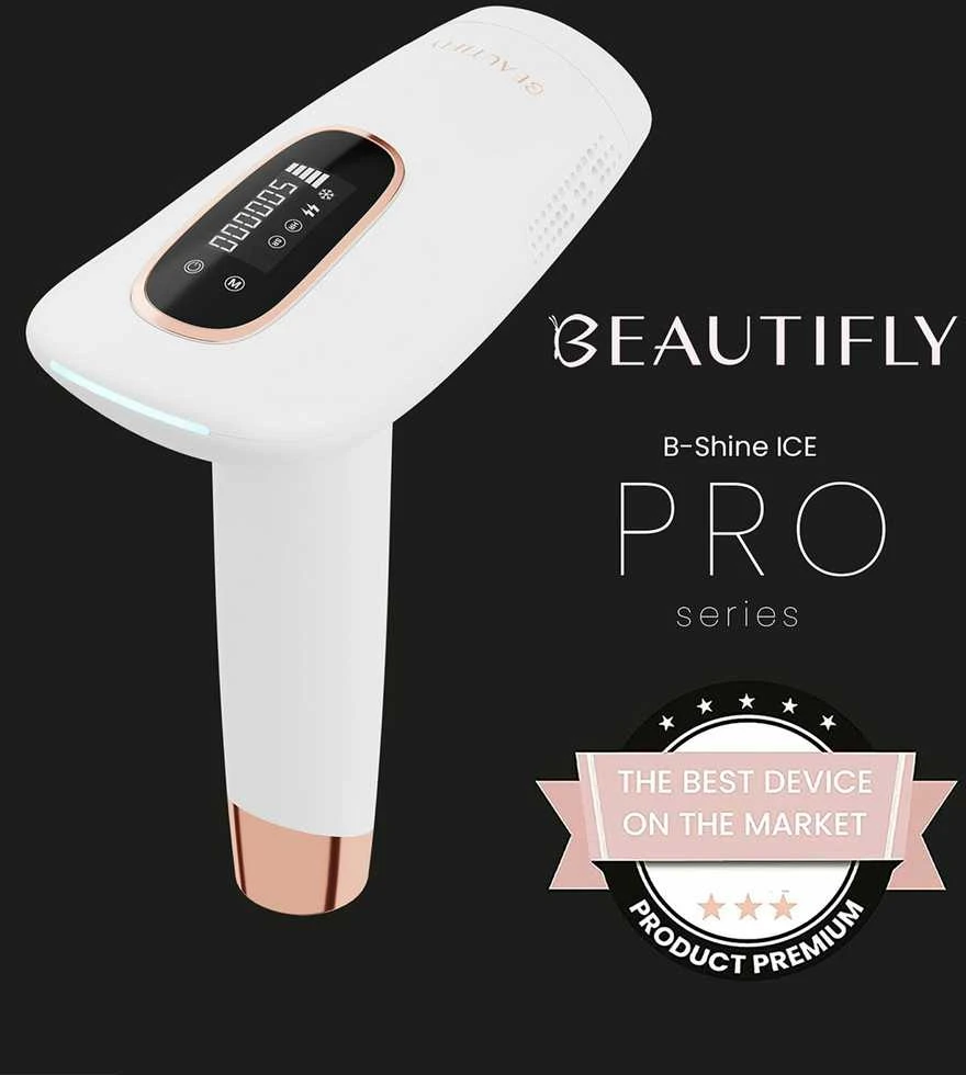 Beautifly B-Shine Ice epiliatorius kūnui IPL, veidui, bikinio sričiai ir pažastims