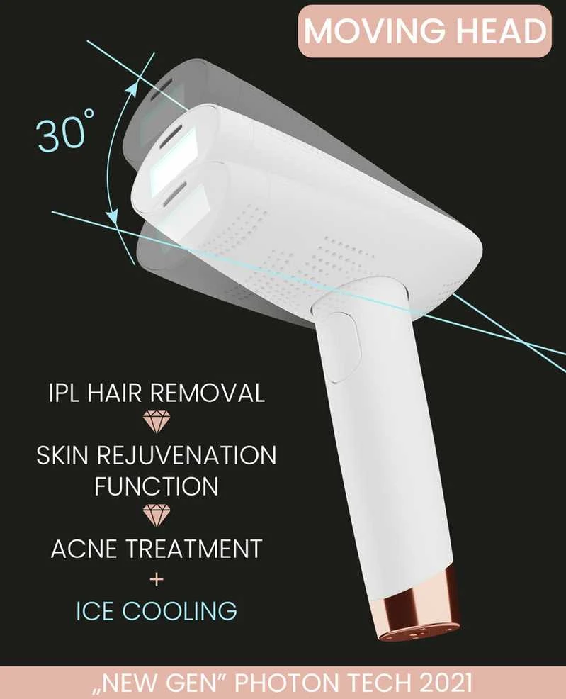 Beautifly B-Shine Ice epiliatorius kūnui IPL, veidui, bikinio sričiai ir pažastims