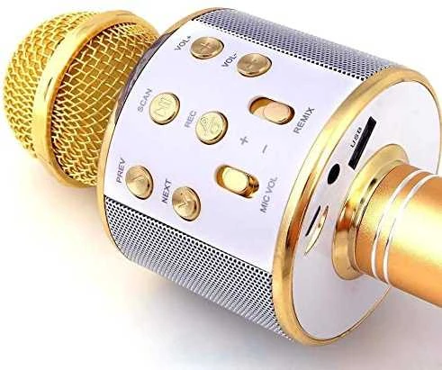 Mikrofonas Royal Song WS-858 auksinis