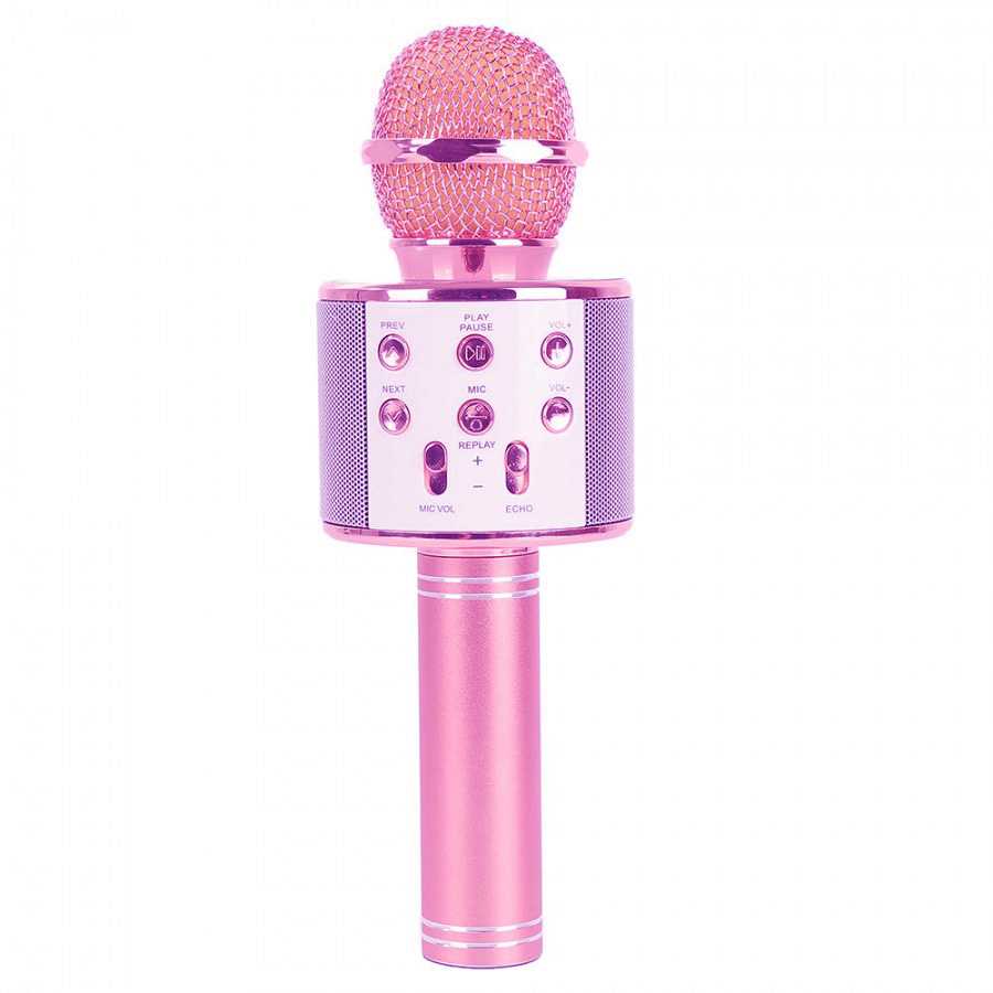 Mikrofonas Royal Song WS-858 rausvas