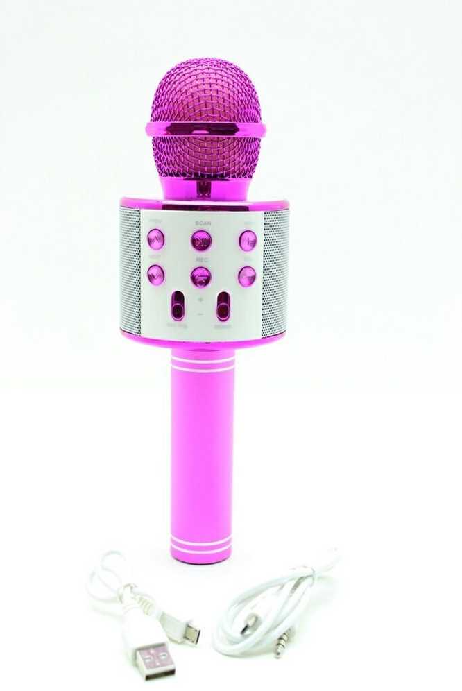 Mikrofonas Royal Song WS-858 rausvas