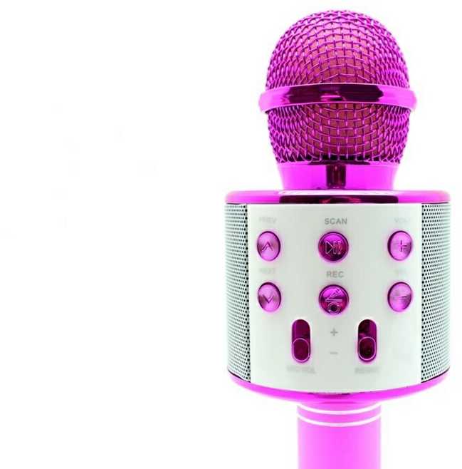 Mikrofonas Royal Song WS-858 rausvas
