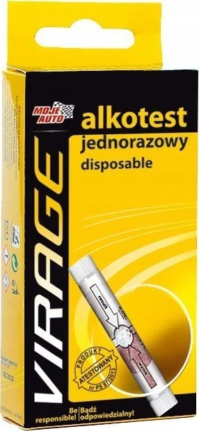 Blow Vienkartinis alkotesteris - VIRAGE aprašymas - Prekės nuotrauka