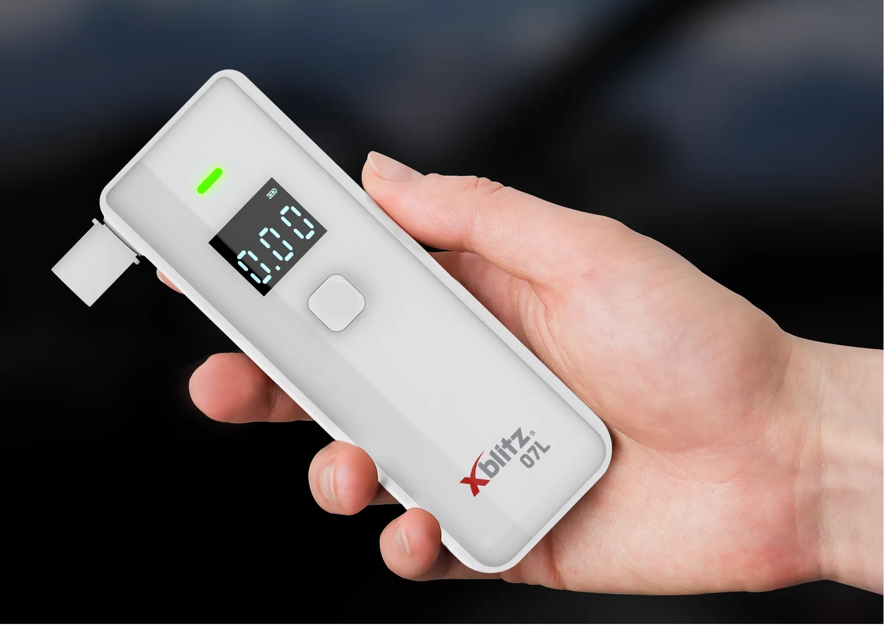 Alkotesteris XBLITZ 07L SEMICONDUCTOR BREATHALYZER aprašymas - Prekės nuotrauka