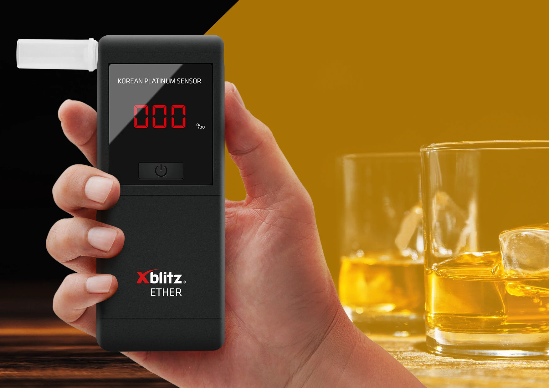 Alkotesteris Alkotestesteris Xblitz Ether aprašymas - Prekės nuotrauka