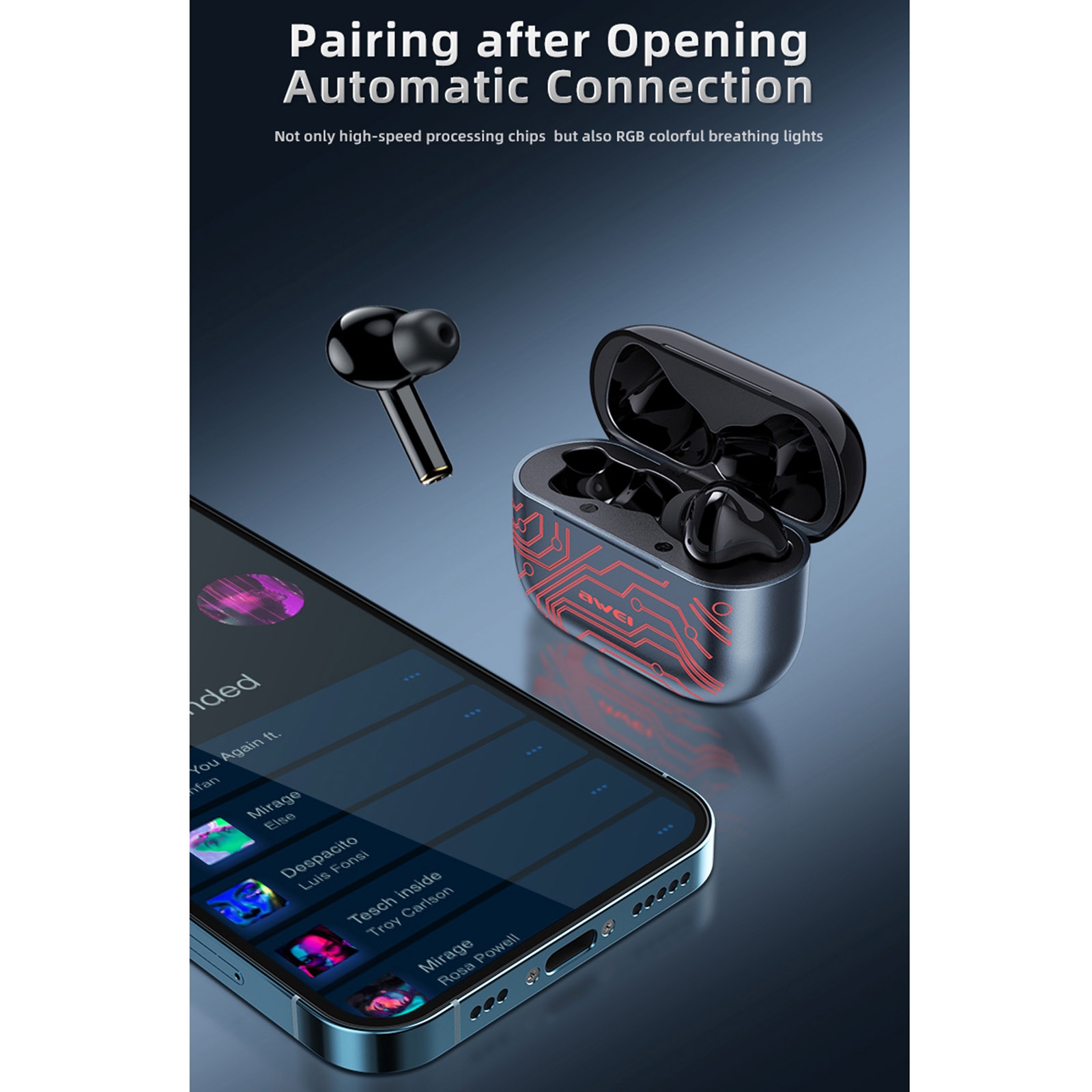 Ausinės Awei Earbuds T29 Pro aprašymas - Prekės nuotrauka