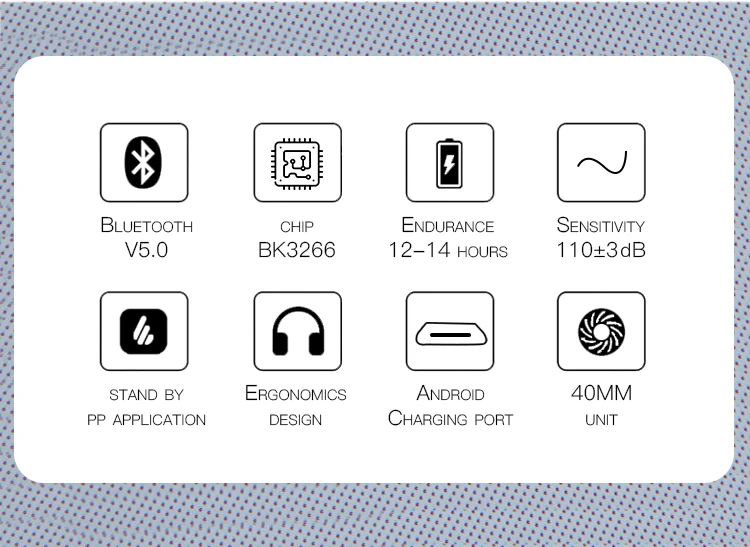 Yesido Borofone Ausinės EP03 bluetooth juodas aprašymas - Prekės nuotrauka