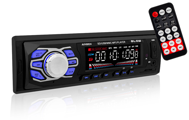 Automagnetola Blow AVH-8624 MP3/USB/SD/ aprašymas - Prekės nuotrauka
