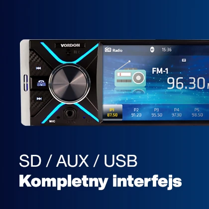 Automagnetola Vordon AC-3102B Jukon aprašymas - Prekės nuotrauka
