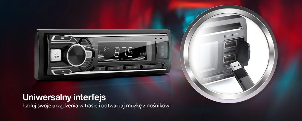 Automagnetola Vordon HT-202 aprašymas - Prekės nuotrauka