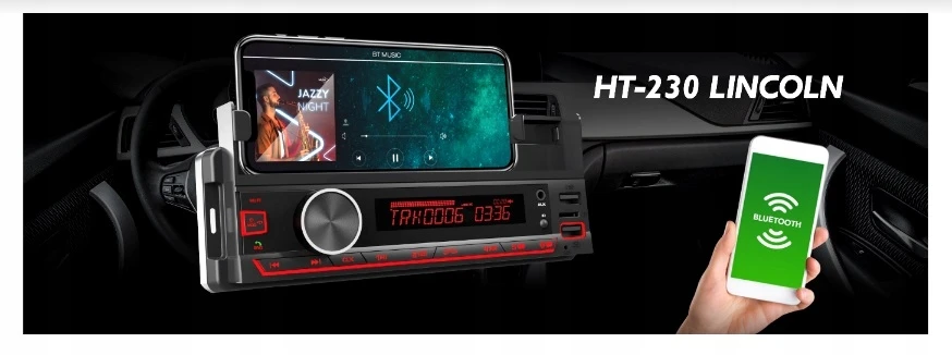 Automagnetola Vordon HT-230 Lincoln aprašymas - Prekės nuotrauka