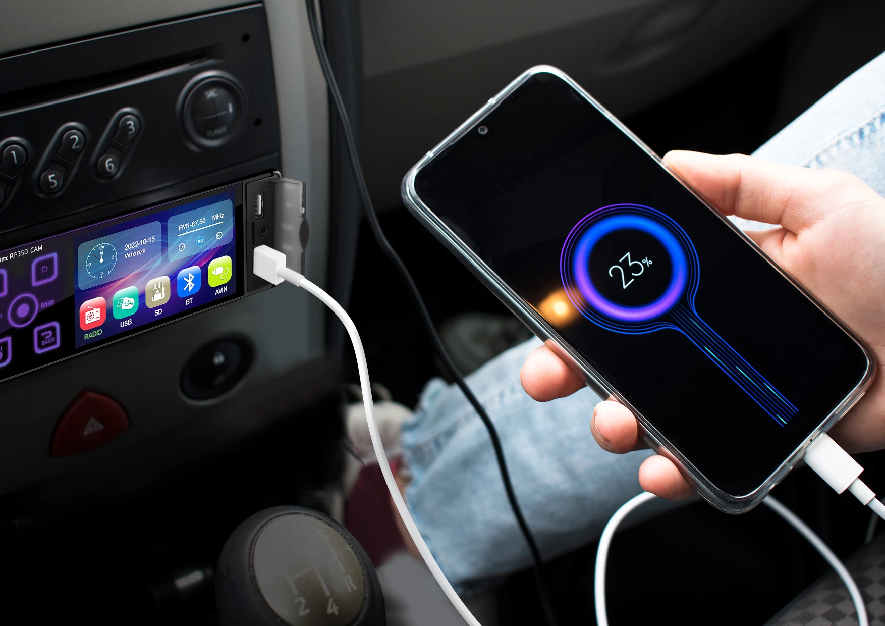 Automagnetola Xblitz RF350 aprašymas - Prekės nuotrauka