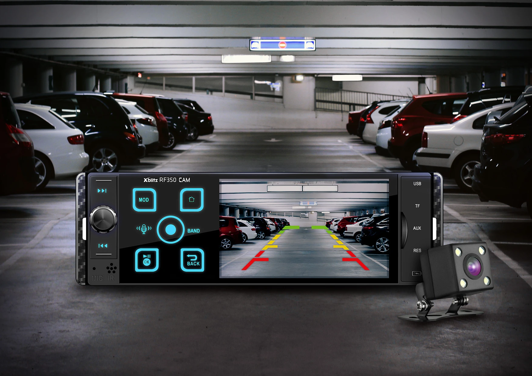 Automagnetola Xblitz RF350 aprašymas - Prekės nuotrauka