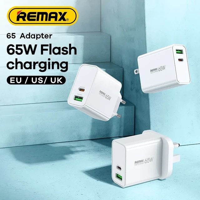 Buit.krov.Remax Fast Charge 65W RP-U125 A+C aprašymas - Prekės nuotrauka