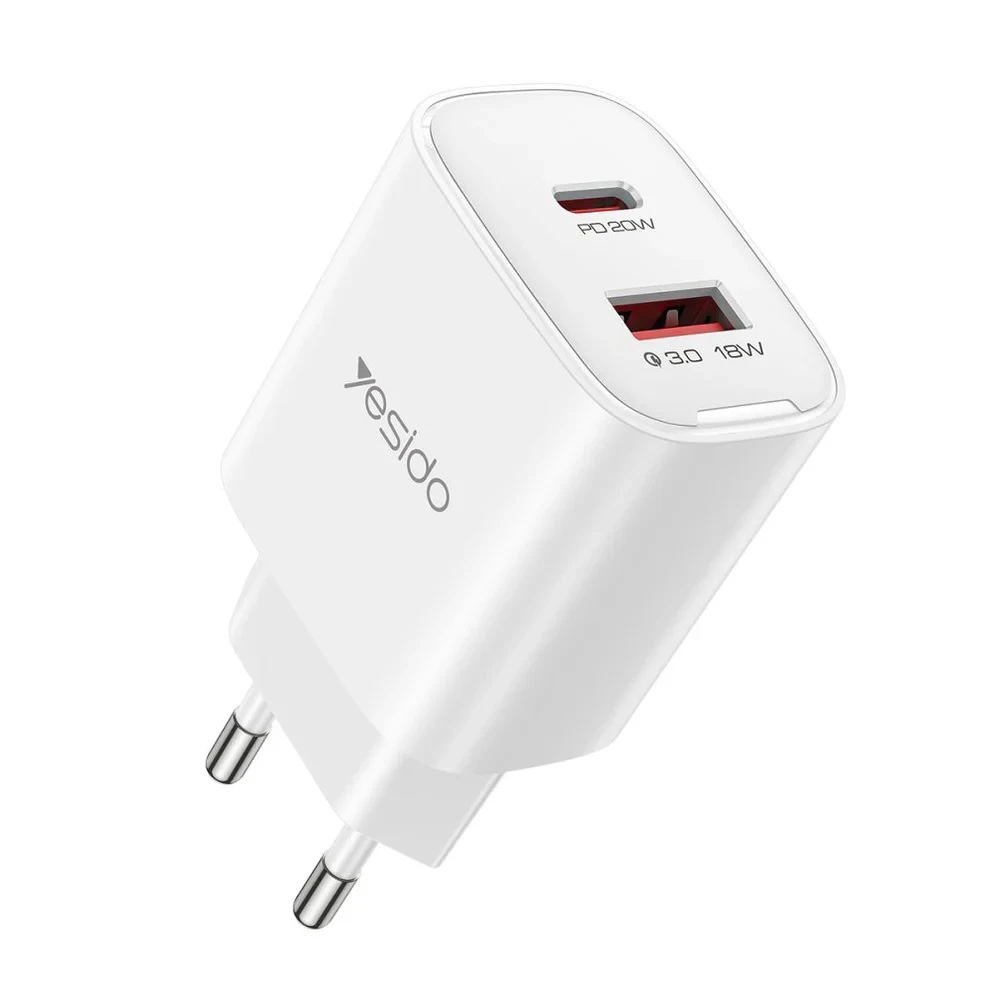 Buit.krov.Yesido YC02E 20W 1XUSB 1XUSB-C aprašymas - Prekės nuotrauka