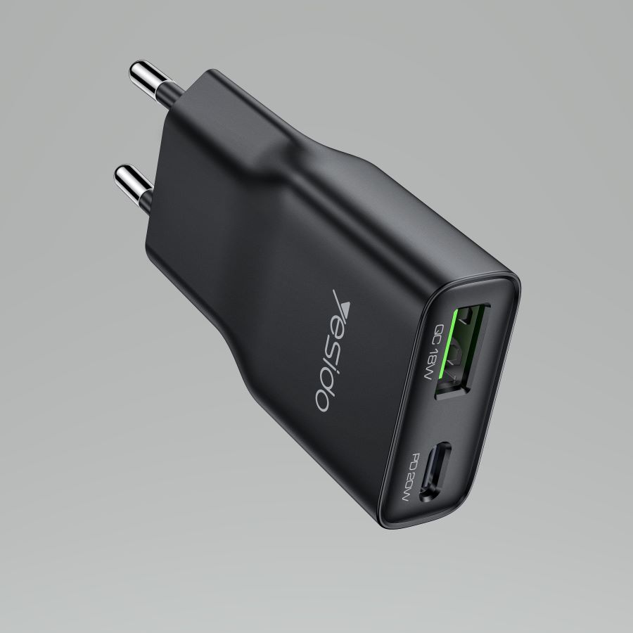 Buit.krov.Yesido YC112 20W 1XUSB 1XUSB-C aprašymas - Prekės nuotrauka