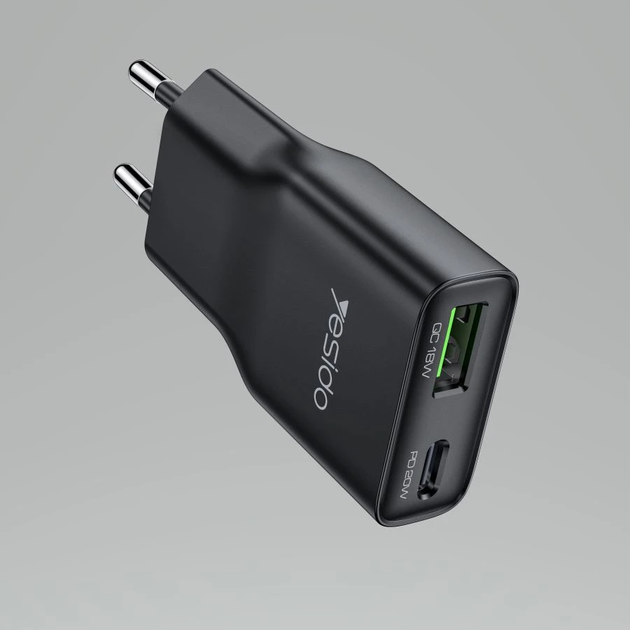Buit.krov.Yesido YC112 20W 1XUSB 1XUSB-C aprašymas - Prekės nuotrauka