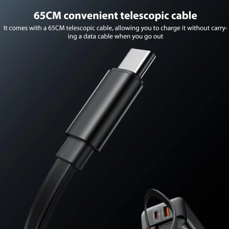 Buit.krov.Yesido YC99 40W GaN USB+Type-C + USB-C kab. aprašymas - Prekės nuotrauka