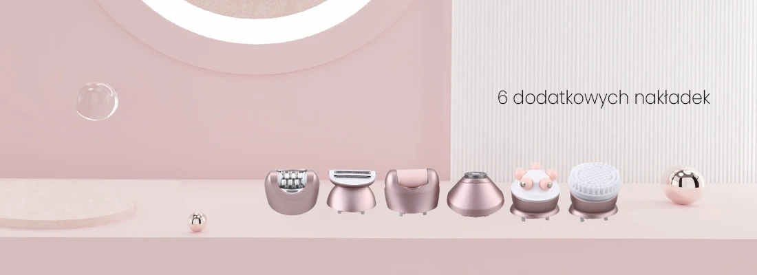 Epiliatorius Beautifly Beauty Silky 6 in1 aprašymas - Prekės nuotrauka
