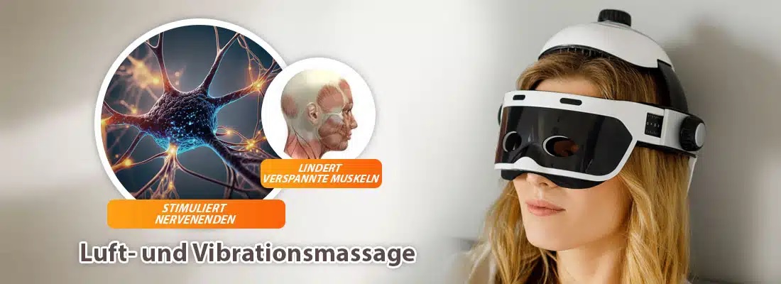 Galvos ir akių masažuoklis Medivon Hebe aprašymas - Prekės nuotrauka